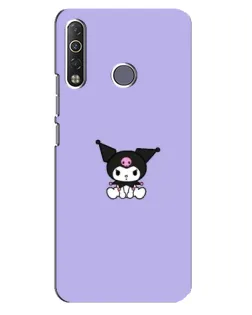 Чехол для TECNO Camon 12 Air CC6 с картинкой «Kuromi — фиолетовый минимализм»