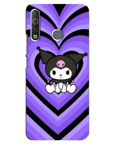 Чехол для TECNO Camon 12 Air CC6 с картинкой «Kuromi и фиолетовые сердца» Чехол для TECNO Camon 12 Air CC6 с картинкой «Kuromi и фиолетовые сердца»