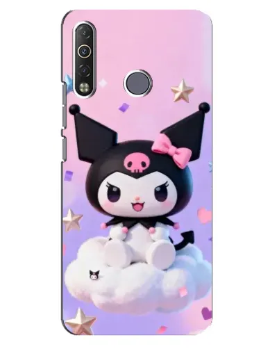 Чехол для TECNO Camon 12 Air CC6 с картинкой «Рок-звезда Kuromi» Чехол для TECNO Camon 12 Air CC6 с картинкой «Рок-звезда Kuromi»