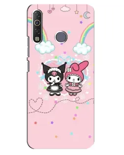 Чехол для TECNO Camon 12 Air CC6 с картинкой «My Melody и Kuromi»