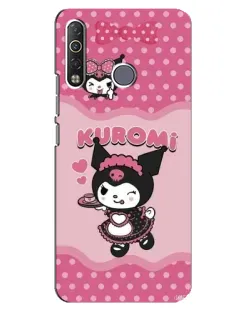 Чехол для TECNO Camon 12 Air CC6 с картинкой «Kuromi в очках»