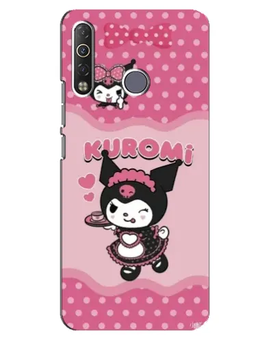 Чехол для TECNO Camon 12 Air CC6 с картинкой «Kuromi в очках» Чехол для TECNO Camon 12 Air CC6 с картинкой «Kuromi в очках»