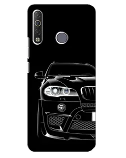 Чехол для TECNO Camon 12 Air CC6 с картинкой «Темный силуэт BMW»