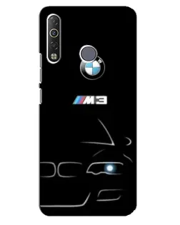 Чехол для TECNO Camon 12 Air CC6 с картинкой «Минималистичный принт BMW M3»