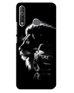 Чехол для TECNO Camon 12 Air CC6 с картинкой «BMW и лев»