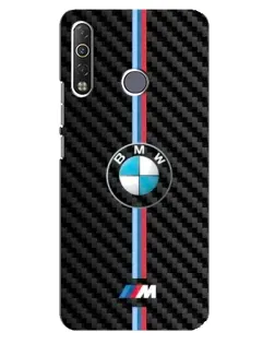 Чехол для TECNO Camon 12 Air CC6 с картинкой «Эмблема BMW и карбон»