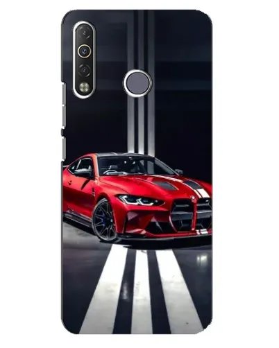 Чехол для TECNO Camon 12 Air CC6 с картинкой «Красная BMW на дороге» Чехол для TECNO Camon 12 Air CC6 с картинкой «Красная BMW на дороге»