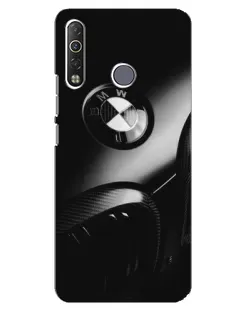 Чехол для TECNO Camon 12 Air CC6 с картинкой «Эмблема BMW — макро»