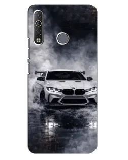 Чехол для TECNO Camon 12 Air CC6 с картинкой «BMW сквозь туман»