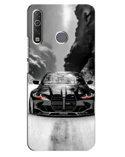 Чохол для TECNO Camon 12 Air CC6 з картинкою «BMW — акварельний дрифт»