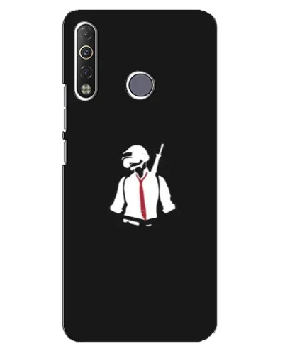 Чехол для TECNO Camon 12 Air CC6 с картинкой «PUBG — силуэт воина» Чехол для TECNO Camon 12 Air CC6 с картинкой «PUBG — силуэт воина»