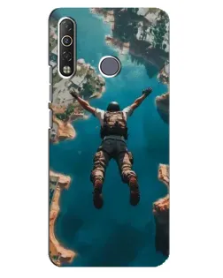 Чехол для TECNO Camon 12 Air CC6 с картинкой «PUBG — свободное падение»