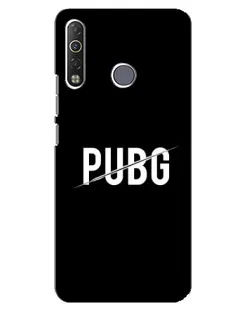 Чехол для TECNO Camon 12 Air CC6 с картинкой «PUBG — белый логотип»