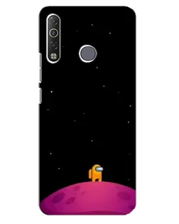 Чехол для TECNO Camon 12 Air CC6 с картинкой «Одинокий герой на планете» Чехол для TECNO Camon 12 Air CC6 с картинкой «Одинокий герой на планете»