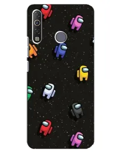 Чехол для TECNO Camon 12 Air CC6 с картинкой «Космический паттерн Among Us» Чехол для TECNO Camon 12 Air CC6 с картинкой «Космический паттерн Among Us»