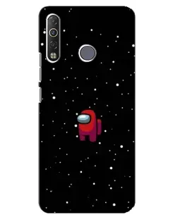 Чехол для TECNO Camon 12 Air CC6 с картинкой «Красный Among Us»