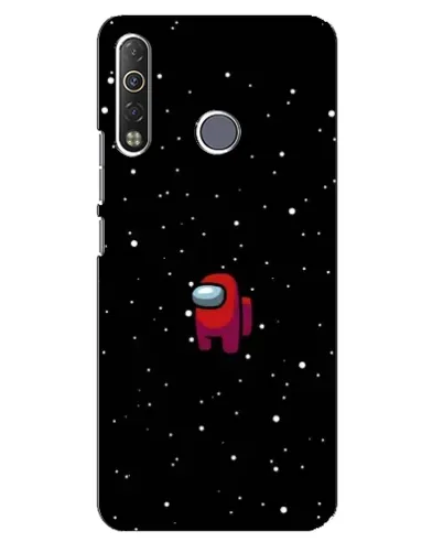 Чехол для TECNO Camon 12 Air CC6 с картинкой «Красный Among Us»