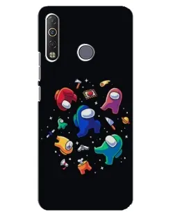 Чехол для TECNO Camon 12 Air CC6 с картинкой «Among Us космос»