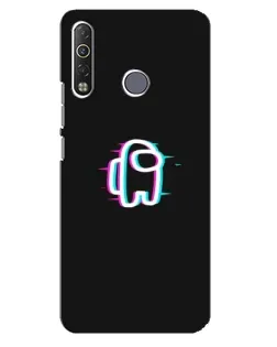 Чехол для TECNO Camon 12 Air CC6 с картинкой «Among Us неон»