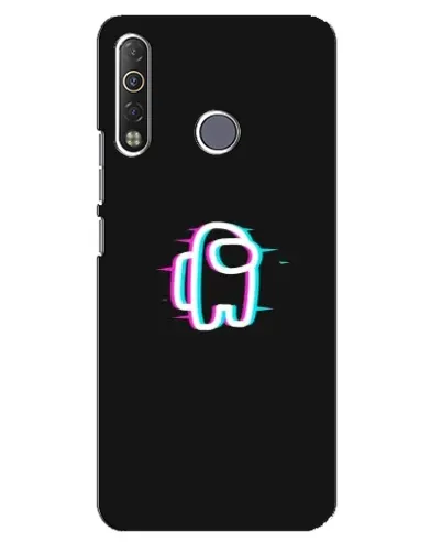 Чехол для TECNO Camon 12 Air CC6 с картинкой «Among Us неон»