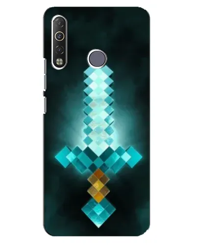 Чехол для TECNO Camon 12 Air CC6 с картинкой «Алмазный меч неон» Чехол для TECNO Camon 12 Air CC6 с картинкой «Алмазный меч неон»