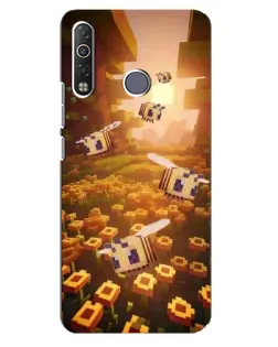 Чехол для TECNO Camon 12 Air CC6 с картинкой «Поле подсолнухов»