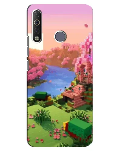 Чехол для TECNO Camon 12 Air CC6 с картинкой «Розовое дерево Minecraft» Чехол для TECNO Camon 12 Air CC6 с картинкой «Розовое дерево Minecraft»
