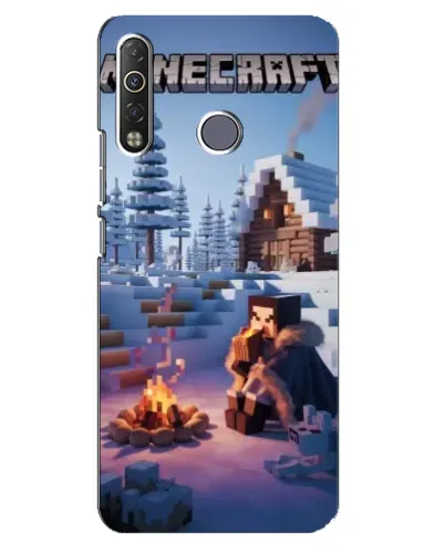 Чехол для TECNO Camon 12 Air CC6 с картинкой «Зимний Minecraft» Чехол для TECNO Camon 12 Air CC6 с картинкой «Зимний Minecraft»