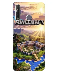Чехол для TECNO Camon 12 Air CC6 с картинкой «Minecraft панорама»
