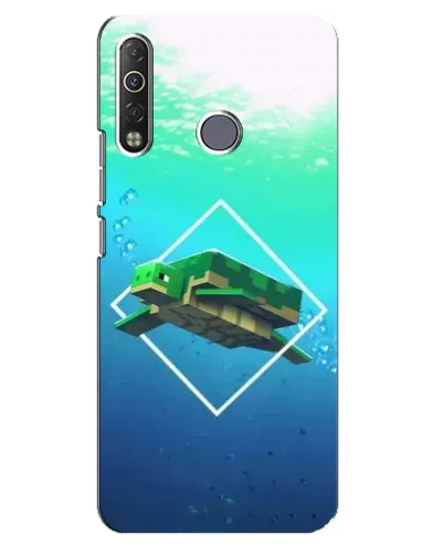 Чехол для TECNO Camon 12 Air CC6 с картинкой «Черепаха Minecraft» Чехол для TECNO Camon 12 Air CC6 с картинкой «Черепаха Minecraft»