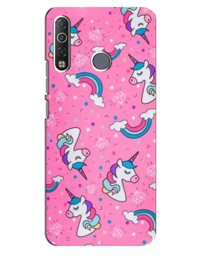 Чехол для TECNO Camon 12 Air CC6 с картинкой «Unicorn паттерн розовый» Чехол для TECNO Camon 12 Air CC6 с картинкой «Unicorn паттерн розовый»