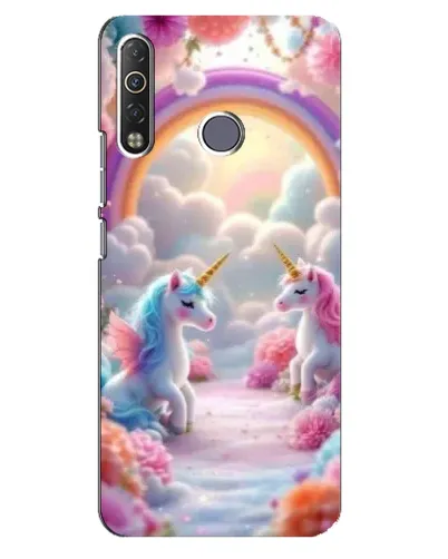 Чехол для TECNO Camon 12 Air CC6 с картинкой «Радуга и единороги» Чехол для TECNO Camon 12 Air CC6 с картинкой «Радуга и единороги»