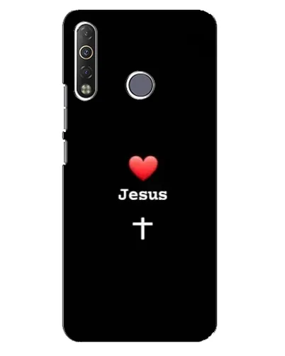 Чохол для TECNO Camon 12 Air CC6 з картинкою «Серце - Jesus» Чохол для TECNO Camon 12 Air CC6 з картинкою «Серце - Jesus»