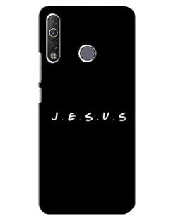 Чохол для TECNO Camon 12 Air CC6 з картинкою «Крапки віри J.E.S.U.S.»