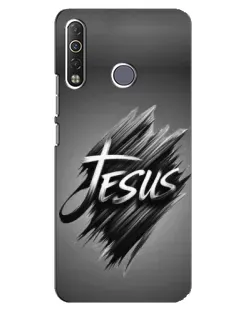 Чохол для TECNO Camon 12 Air CC6 з картинкою «Напис Jesus Graffiti»
