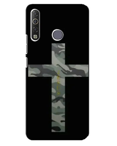 Чохол для TECNO Camon 12 Air CC6 з картинкою «Мілітарі Хрест» Чохол для TECNO Camon 12 Air CC6 з картинкою «Мілітарі Хрест»