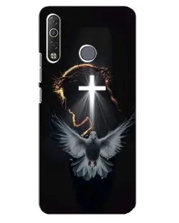 Чохол для TECNO Camon 12 Air CC6 з картинкою «Голуб та Світло»
