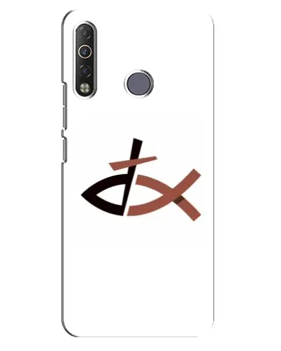 Чохол для TECNO Camon 12 Air CC6 з картинкою «Риба та хрест» Чохол для TECNO Camon 12 Air CC6 з картинкою «Риба та хрест»