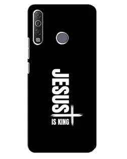 Чохол для TECNO Camon 12 Air CC6 з картинкою «Вертикаль віри Jesus»