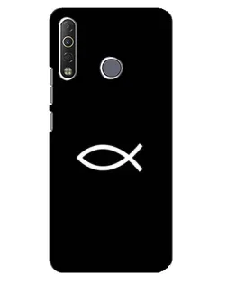 Чехол для TECNO Camon 12 Air CC6 с картинкой «Символ рыбы Jesus»