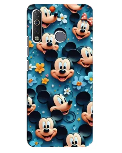 Чехол для TECNO Camon 12 Air CC6 с картинкой «Паттерн Микки и Минни» Чехол для TECNO Camon 12 Air CC6 с картинкой «Паттерн Микки и Минни»