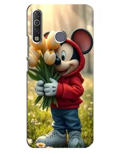 Чехол для TECNO Camon 12 Air CC6 с картинкой «Микки с тюльпанами» Чехол для TECNO Camon 12 Air CC6 с картинкой «Микки с тюльпанами»