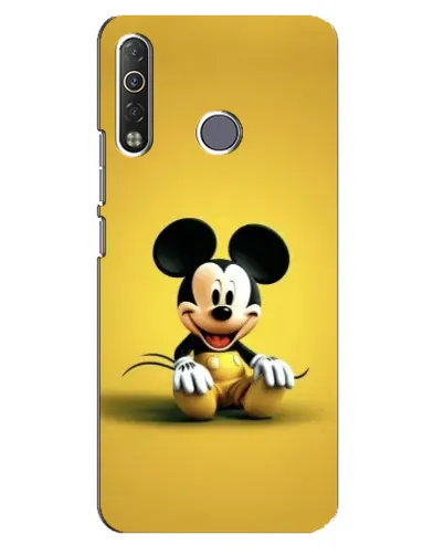 Чехол для TECNO Camon 12 Air CC6 с картинкой «Микки на желтом» Чехол для TECNO Camon 12 Air CC6 с картинкой «Микки на желтом»