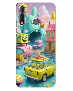 Чехол для TECNO Camon 12 Air CC6 с картинкой «Монстр-трак приключения»
