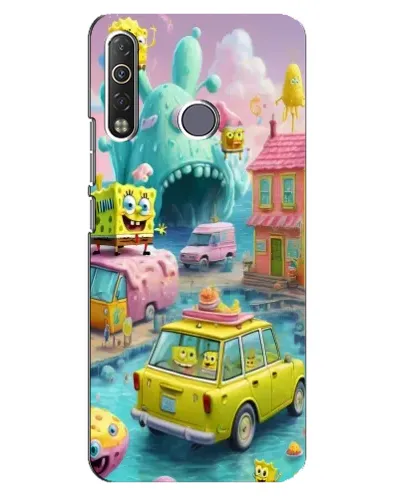 Чехол для TECNO Camon 12 Air CC6 с картинкой «Монстр-трак приключения»