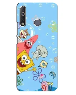 Чехол для TECNO Camon 12 Air CC6 с картинкой «Веселые пузырьки»