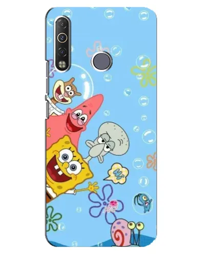 Чехол для TECNO Camon 12 Air CC6 с картинкой «Веселые пузырьки»