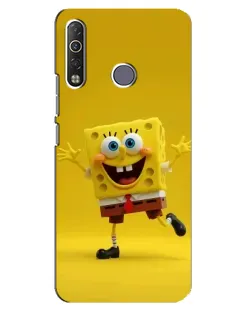 Чехол для TECNO Camon 12 Air CC6 с картинкой «Позитивный Губка Боб»