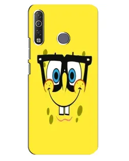 Чехол для TECNO Camon 12 Air CC6 с картинкой «Минималистичный Спанч Боб»