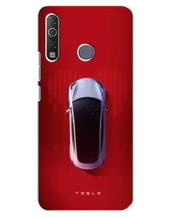 Чохол для TECNO Camon 12 Air CC6 з картинкою «Tesla Top View»